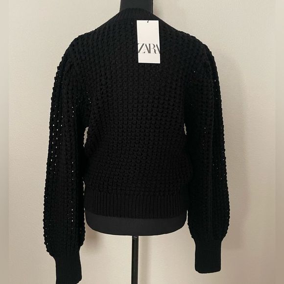 NWT Zara Textured Knit Sweater - Picture 8 of 11